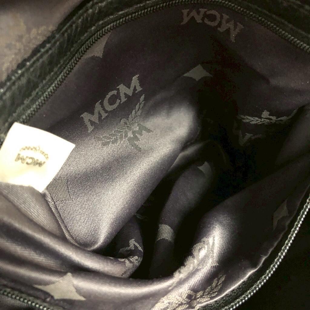 MCM エムシーエム ヴィセトス リュックサック バックパック レザー ブラック