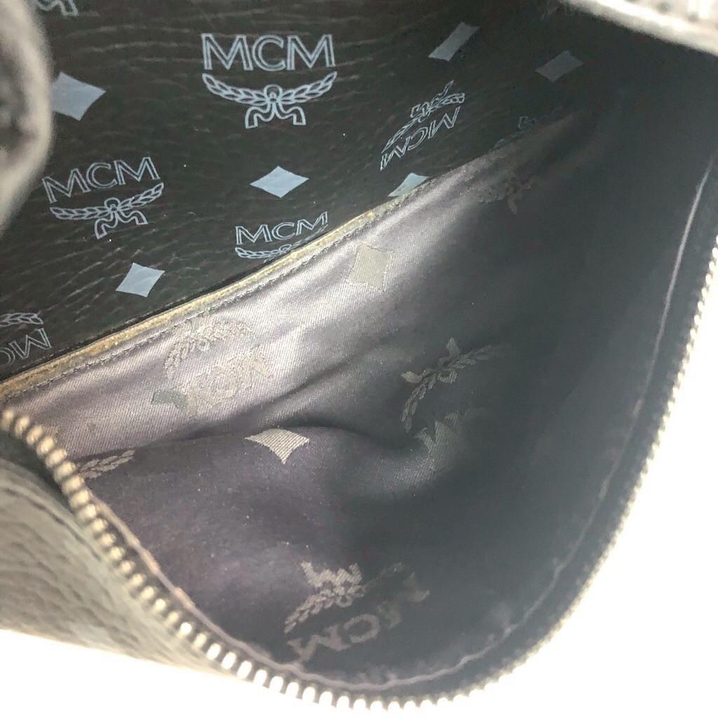 MCM エムシーエム ヴィセトス リュックサック バックパック レザー ブラック