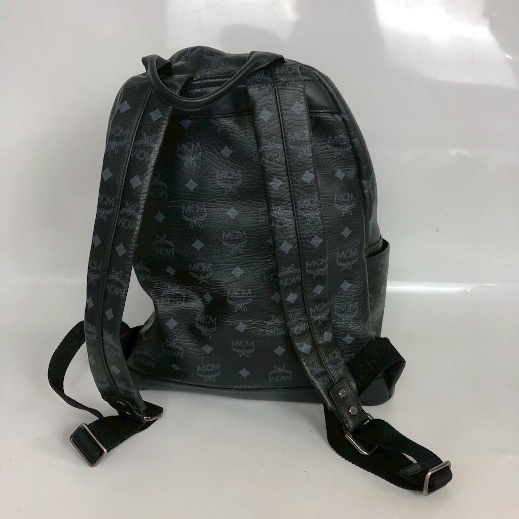 MCM エムシーエム ヴィセトス リュックサック バックパック レザー ブラック