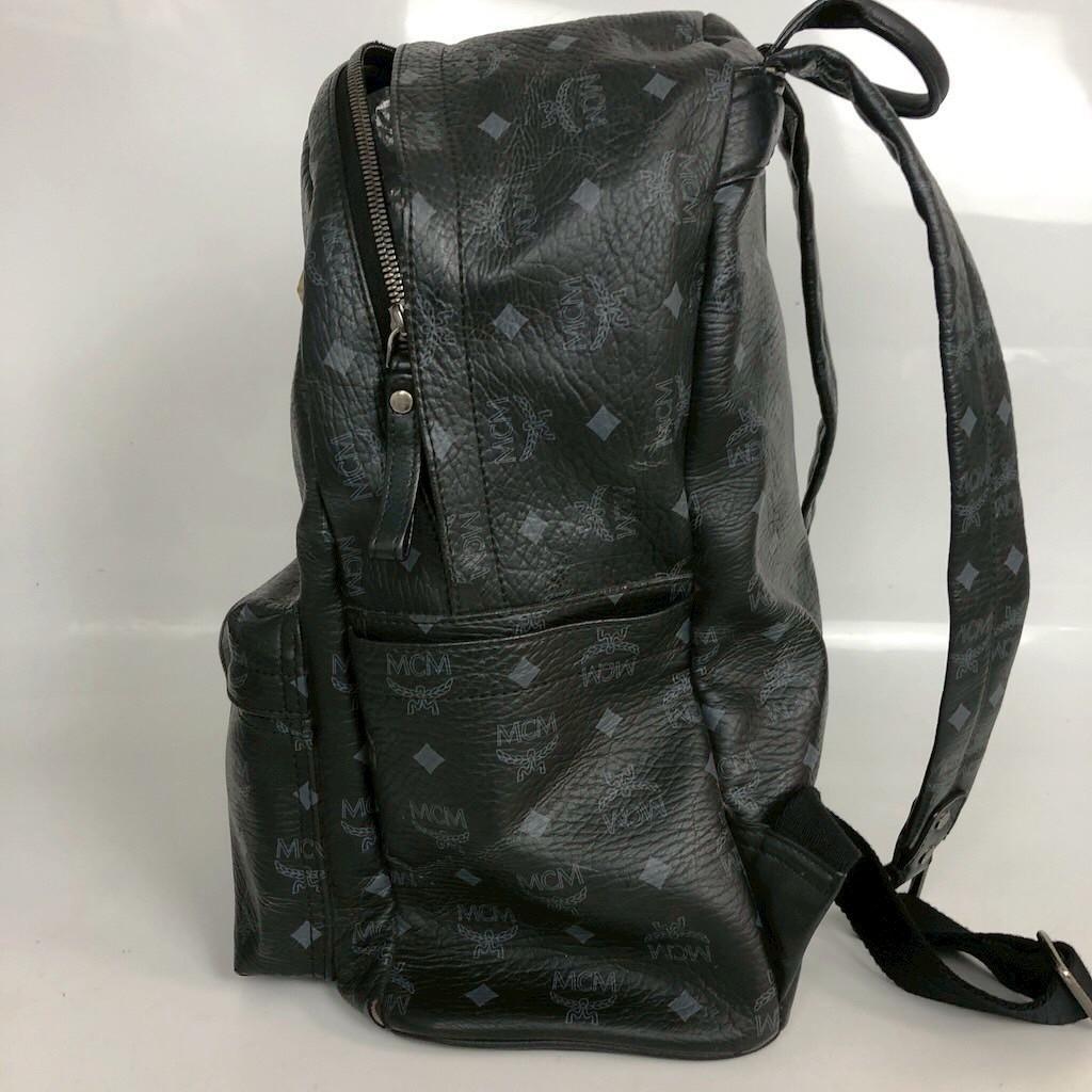 MCM エムシーエム ヴィセトス リュックサック バックパック レザー ブラック