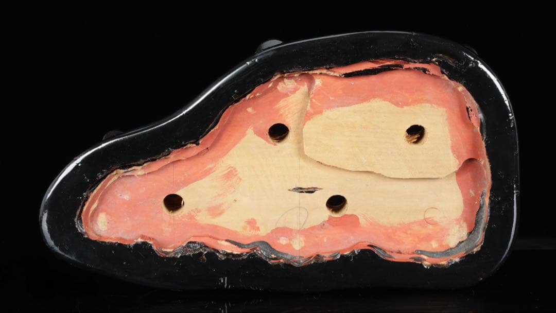 国産菱マンガン鉱 インカローズ 原石 黄鉄鉱共生 天然石 台座付 23.8kg