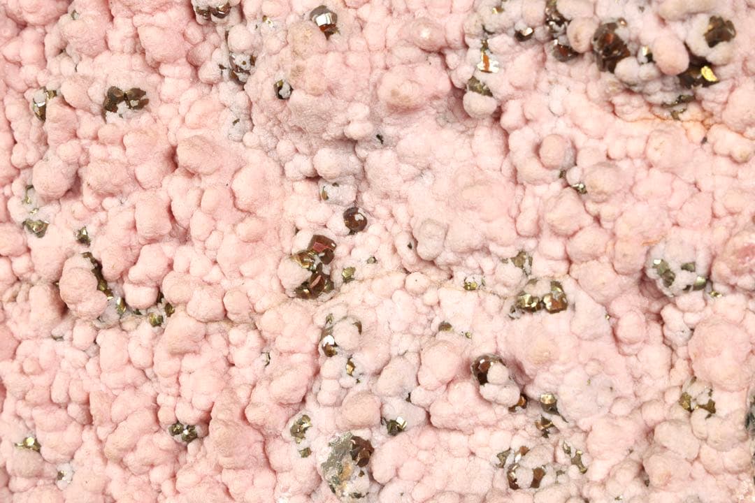 国産菱マンガン鉱 インカローズ 原石 黄鉄鉱共生 天然石 台座付 23.8kg