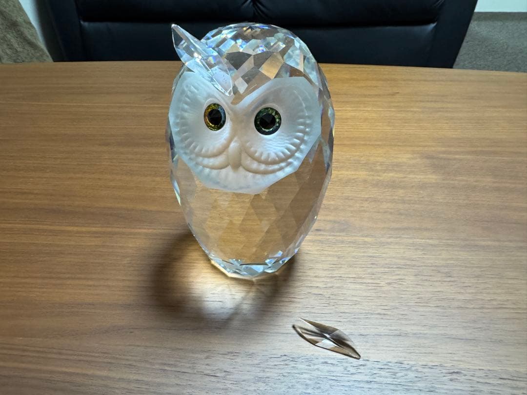 スワロフスキー 置物 ジャイアント フクロウ