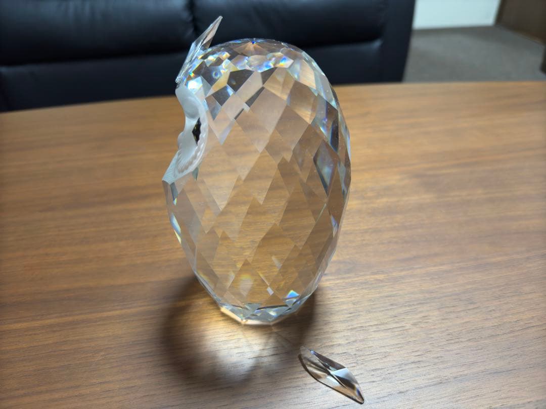 スワロフスキー 置物 ジャイアント フクロウ