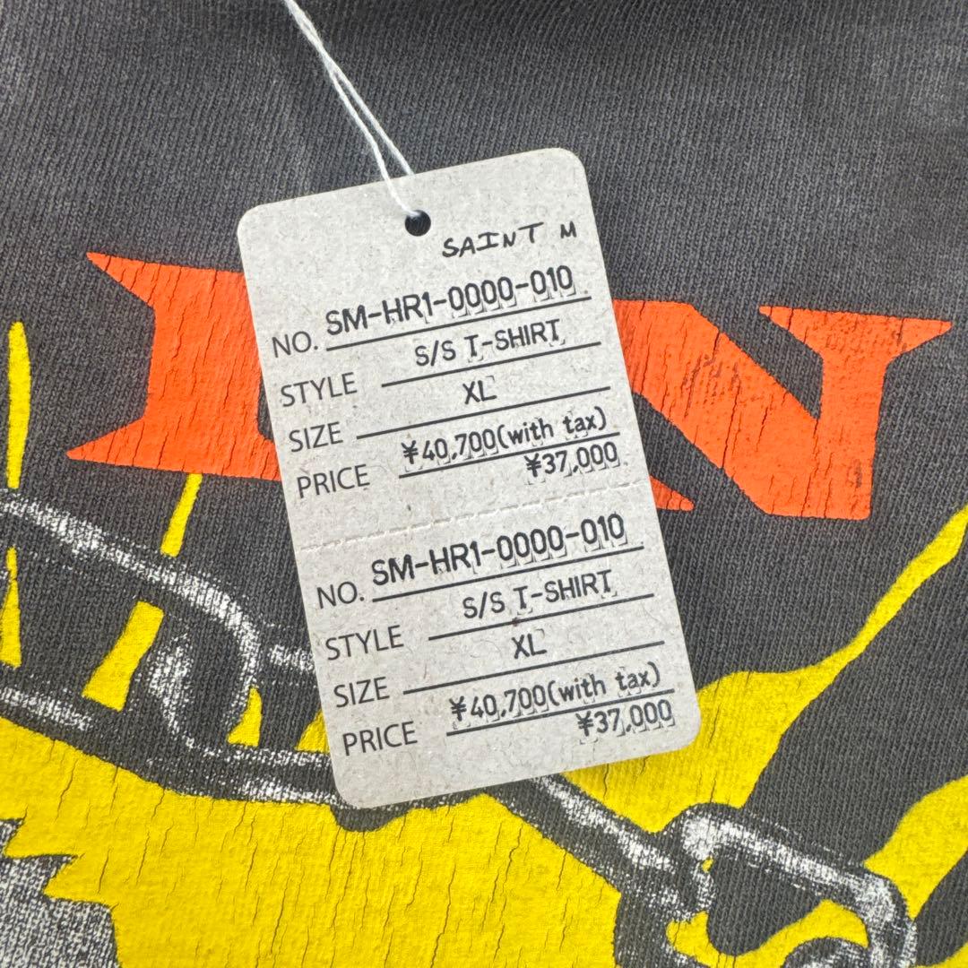 トップス SAINT Mxxxxxx SS TEE/SAINT MASK/BLACK