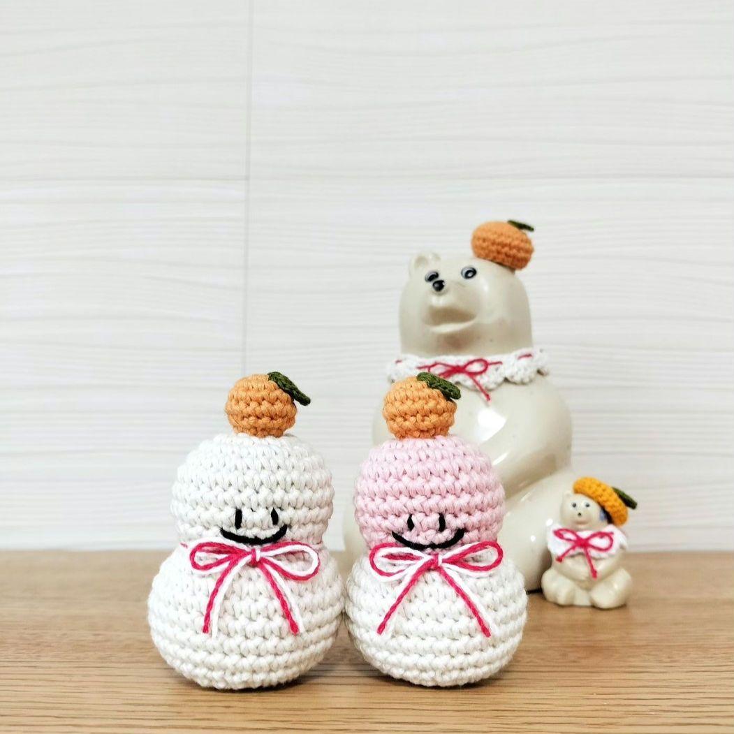 【オーダーページ 】しろくま貯金箱＊鏡餅風コーデ