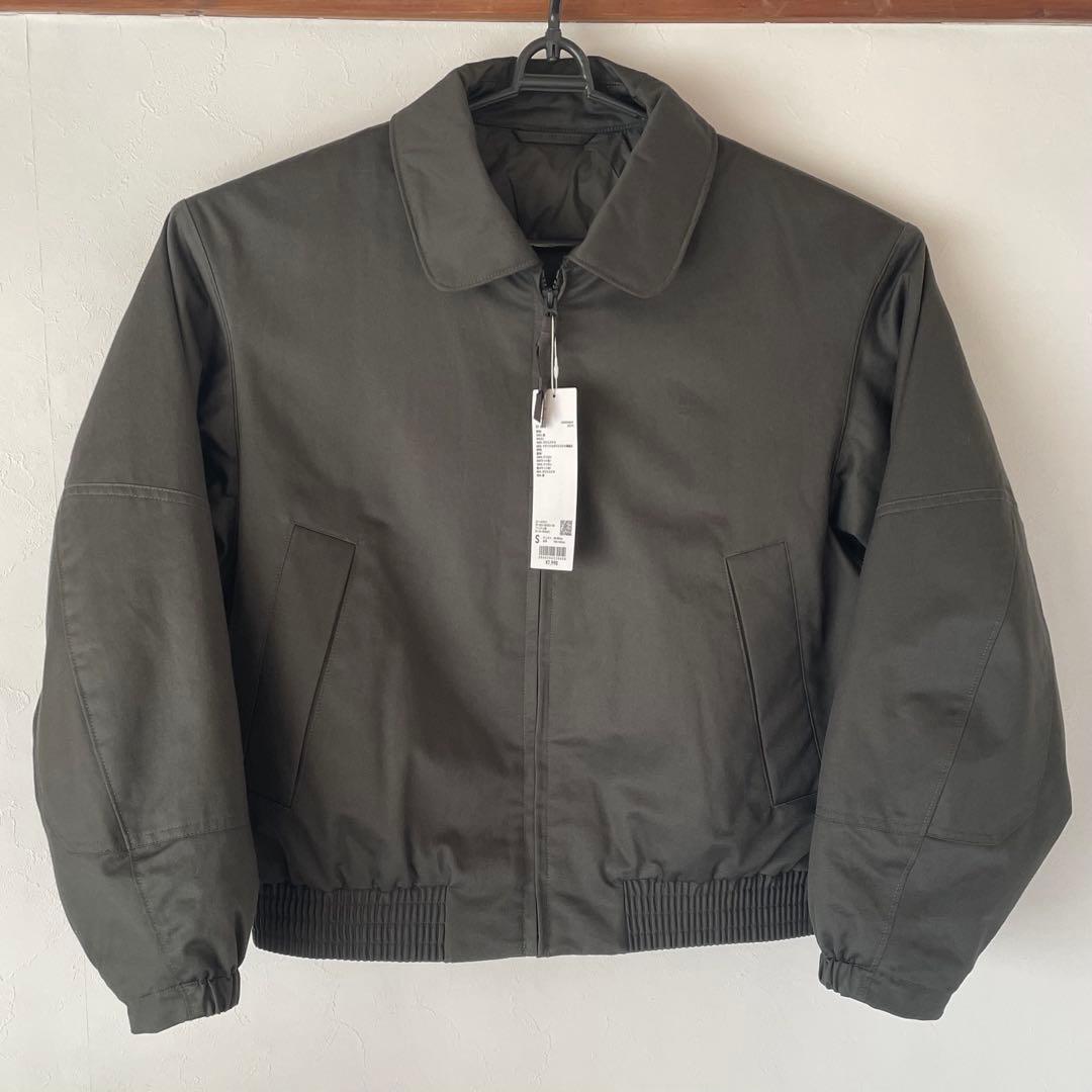 UNIQLO U パフテックショートブルゾン　オリーブ Sサイズ