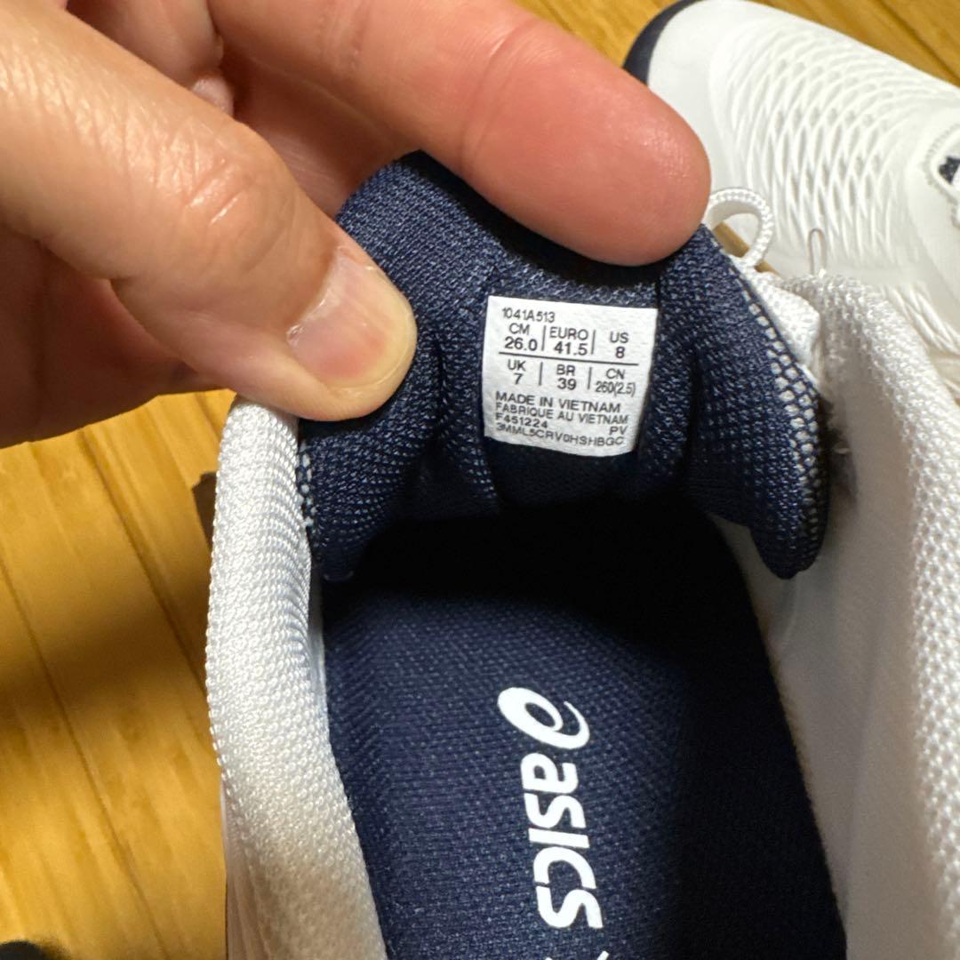 ASICS A.P.C. コラボ GEL-RESILUTION X 26.0cm