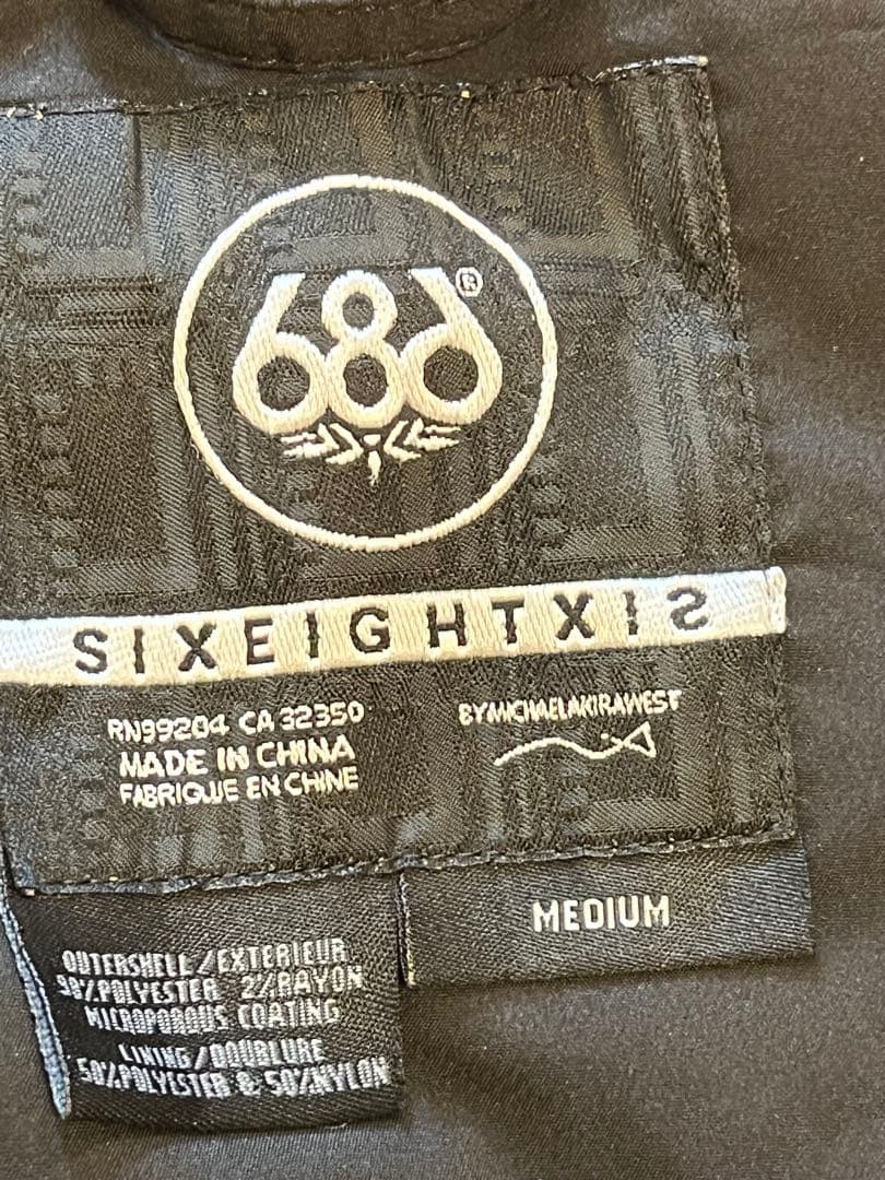 686 スノーボードウェア　上下セット M