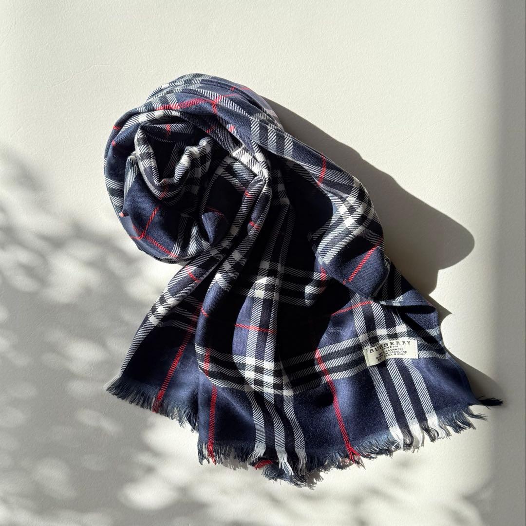 BURBERRY 薄手 カシミヤ ストール