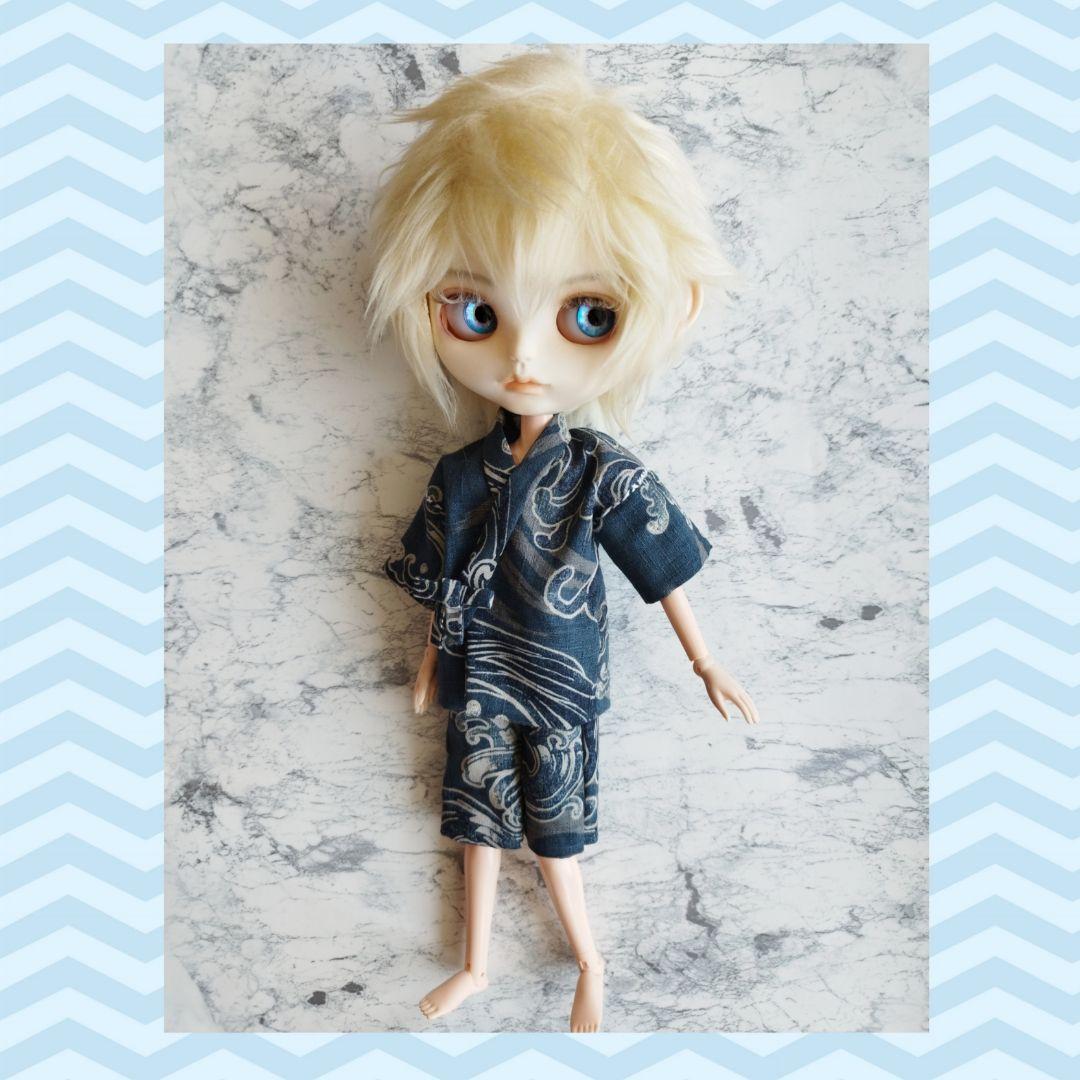 確認用　オビツ２７　着物　男の子　アイシードール　ハンドメイド　アウトフィット