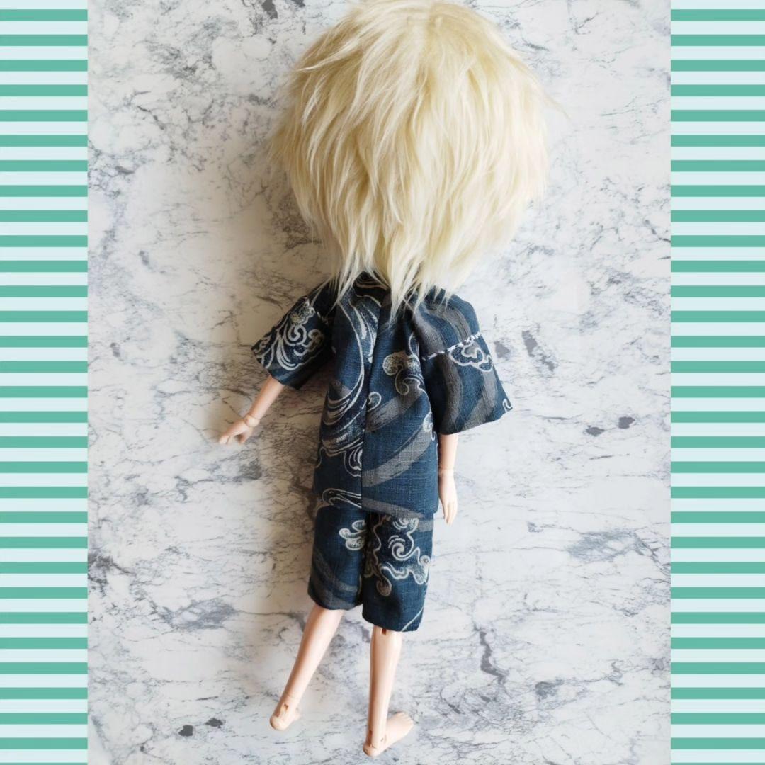 確認用　オビツ２７　着物　男の子　アイシードール　ハンドメイド　アウトフィット