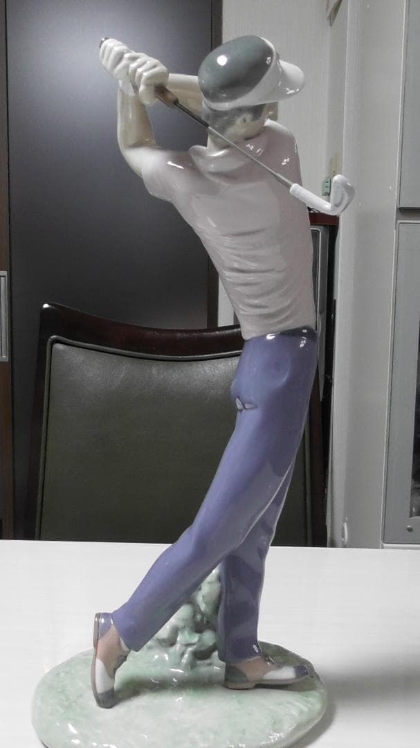LLADRO　リヤドロ　【ゴルファー】2　リアドロ　インテリア　陶器　Ｌ505