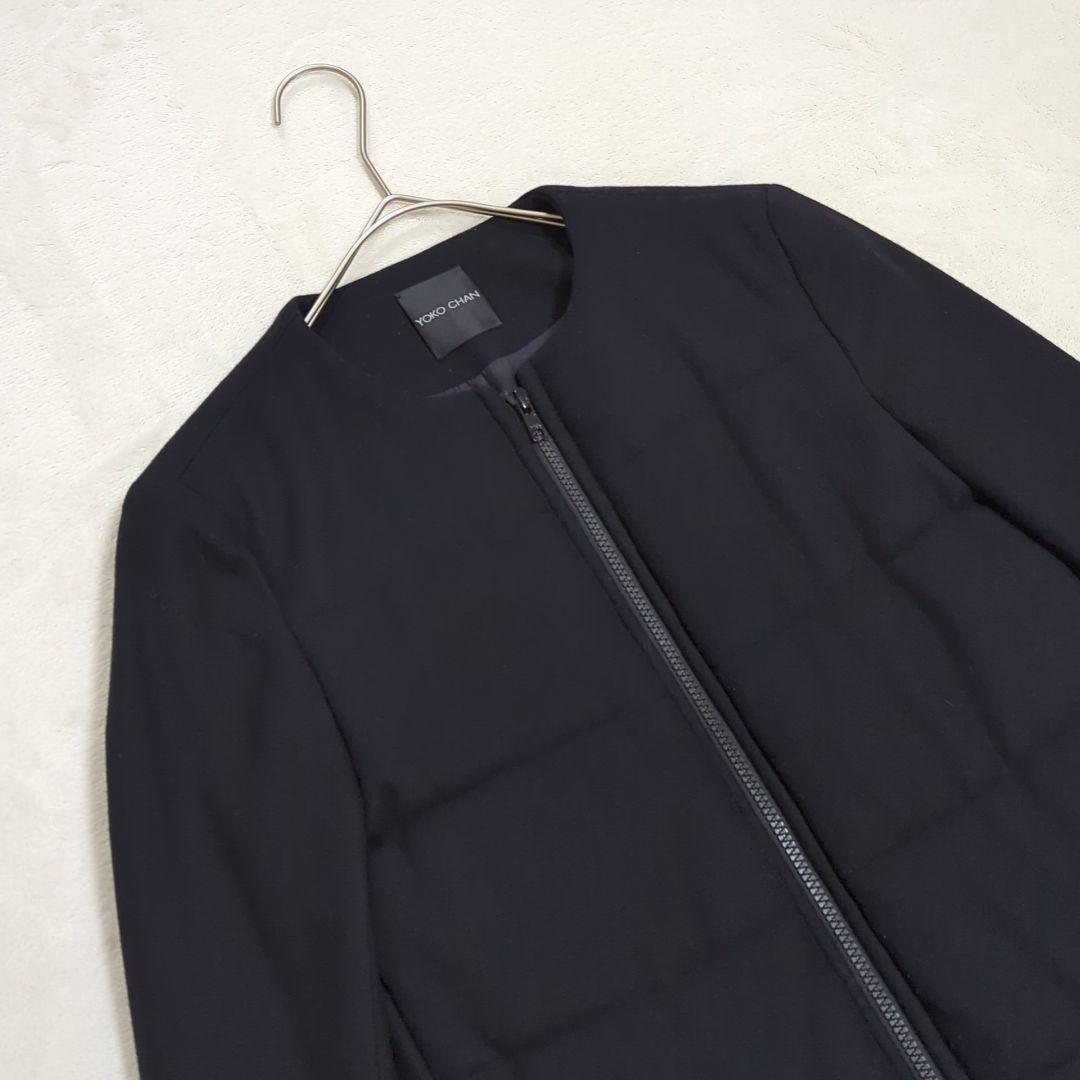 極美品 YOKO CHAN バックティアードウォームコート フレア