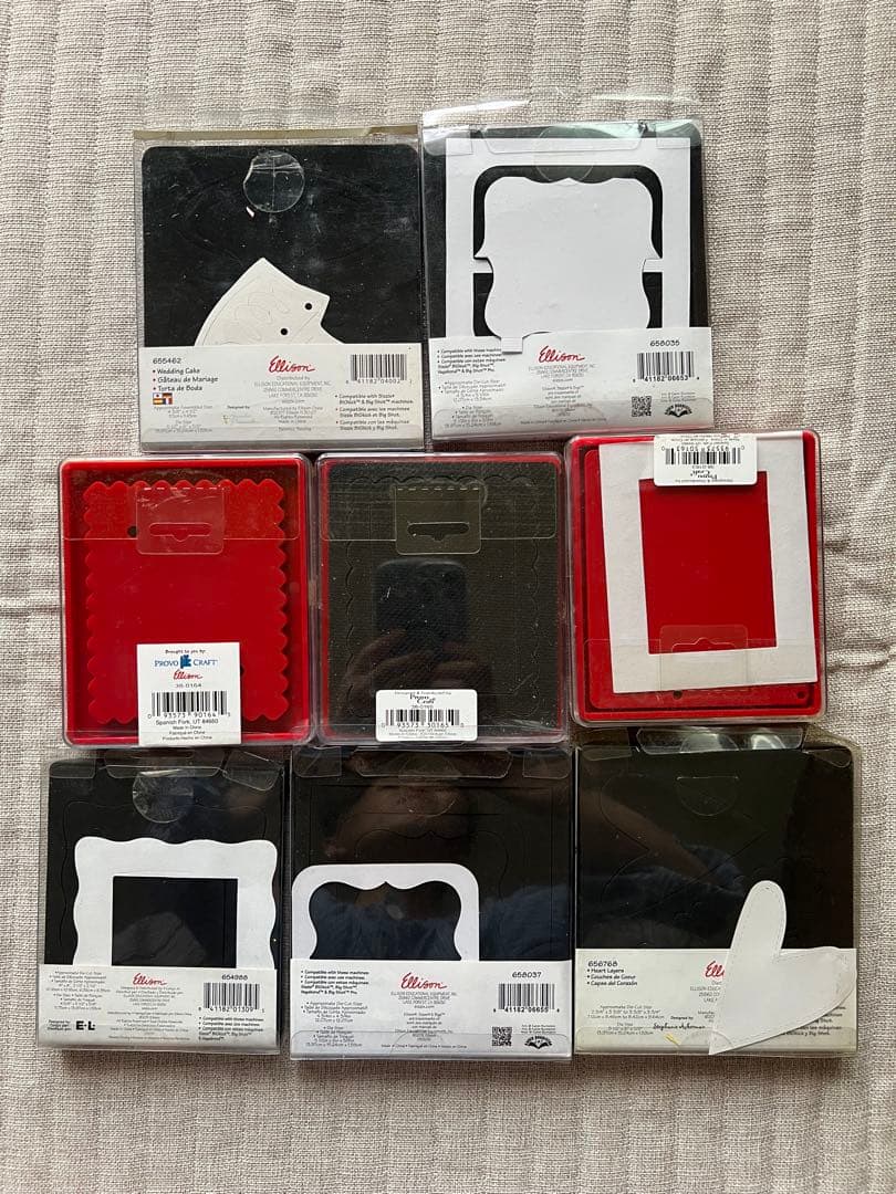 シジックス☆Sizzix☆ フレーム　カード　ウエディングケーキ　8点セット