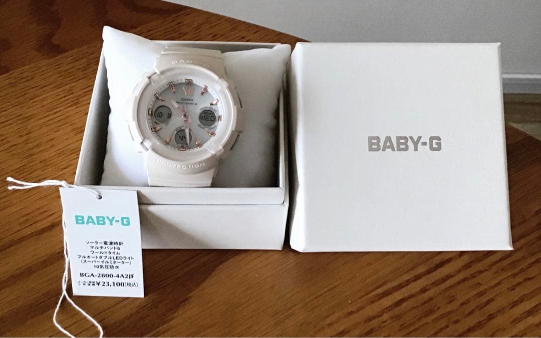 カシオ ベビージー 時計 防水 ソーラー電池 美品