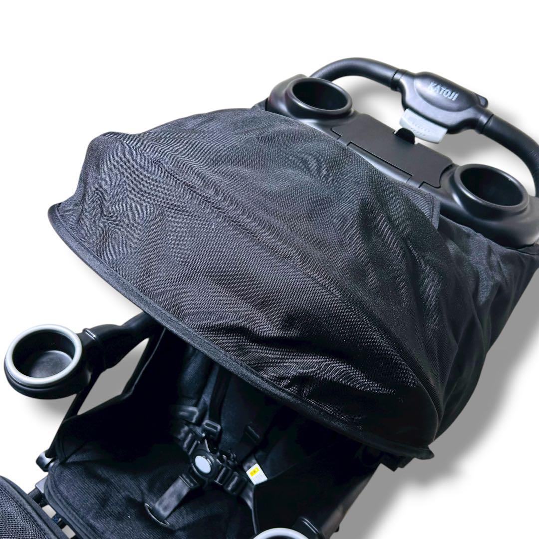 【極美品】KATOJI 2人乗りベビーカー 二人でゴーDX 限定 ブラック