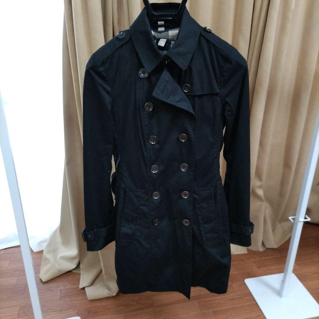 Naka　バーバリー　トレンチコート　ブラック 専用カバーと紙袋付
