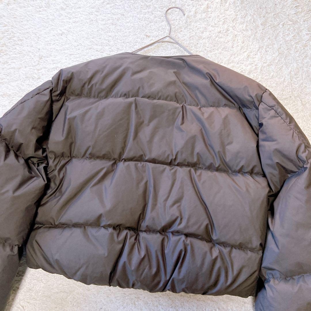 The Loft Labo ロフトラボ　ノーカラーダウンジャケット　チャコール