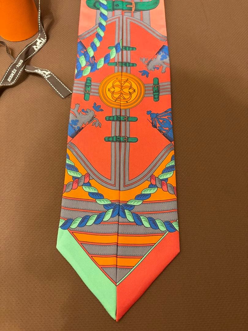 【美品】HERMESツイリー GRANDE TENUE馬の礼装スカーフヘアバンド