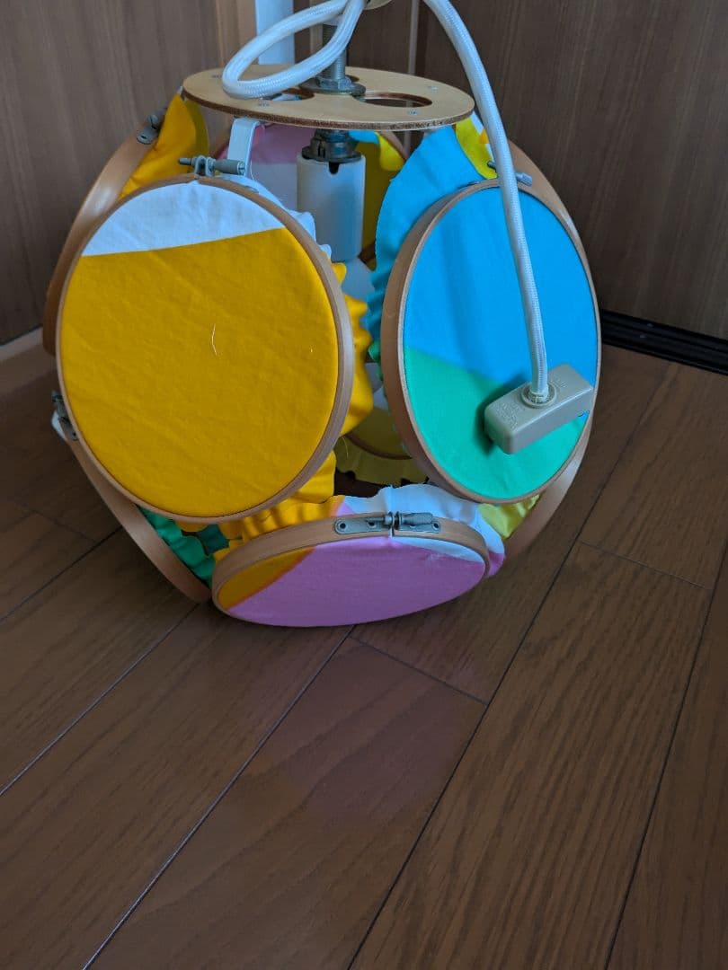 cocca ペンダントライト　マリメッコ生地