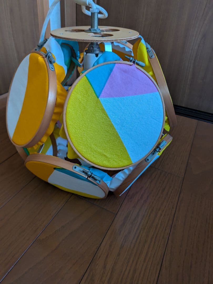 cocca ペンダントライト　マリメッコ生地