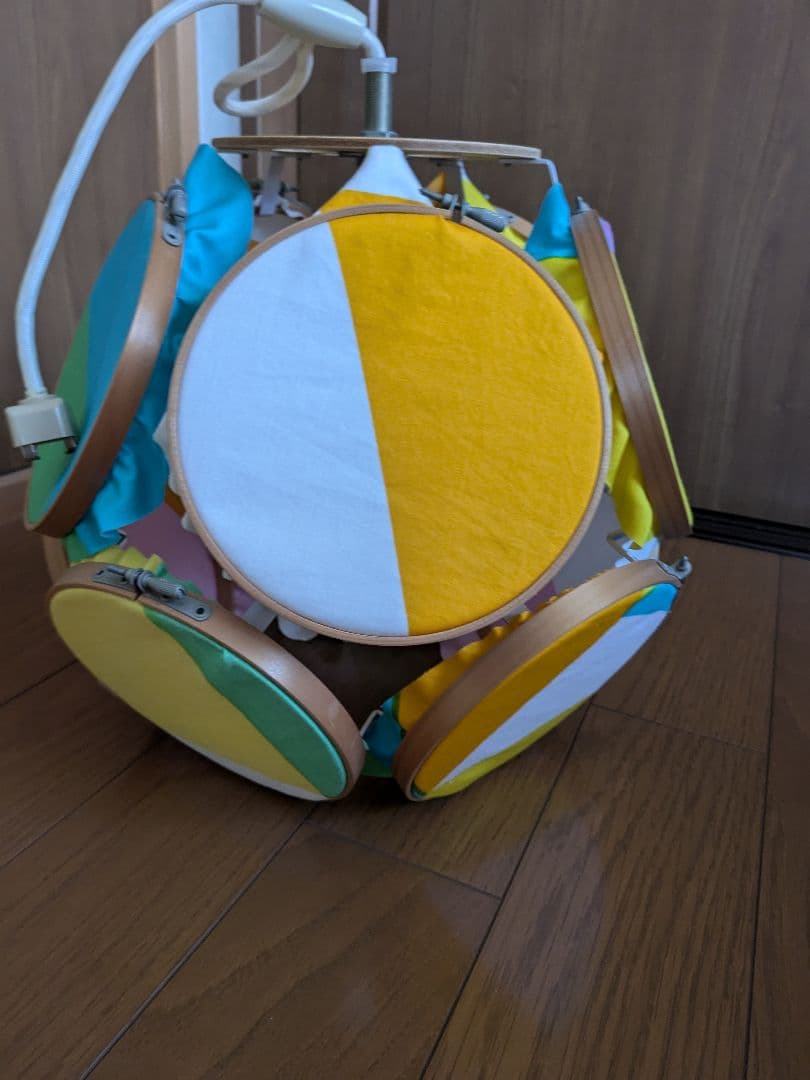 cocca ペンダントライト　マリメッコ生地