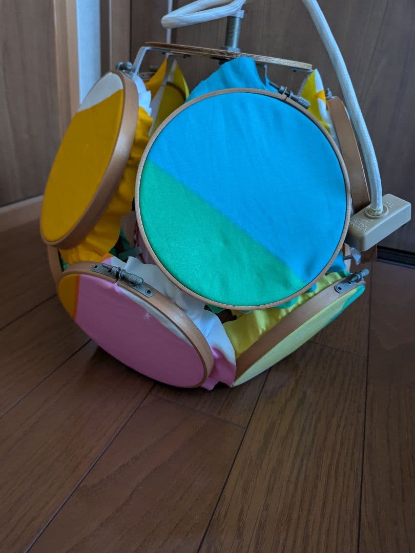 cocca ペンダントライト　マリメッコ生地