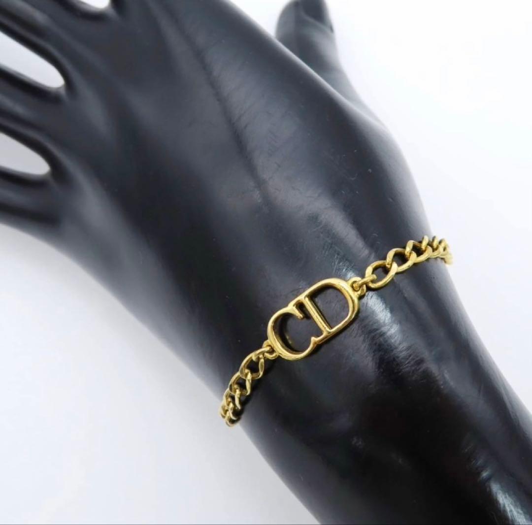Christian Dior CDロゴクリスチャンディオールブレスレットゴールド