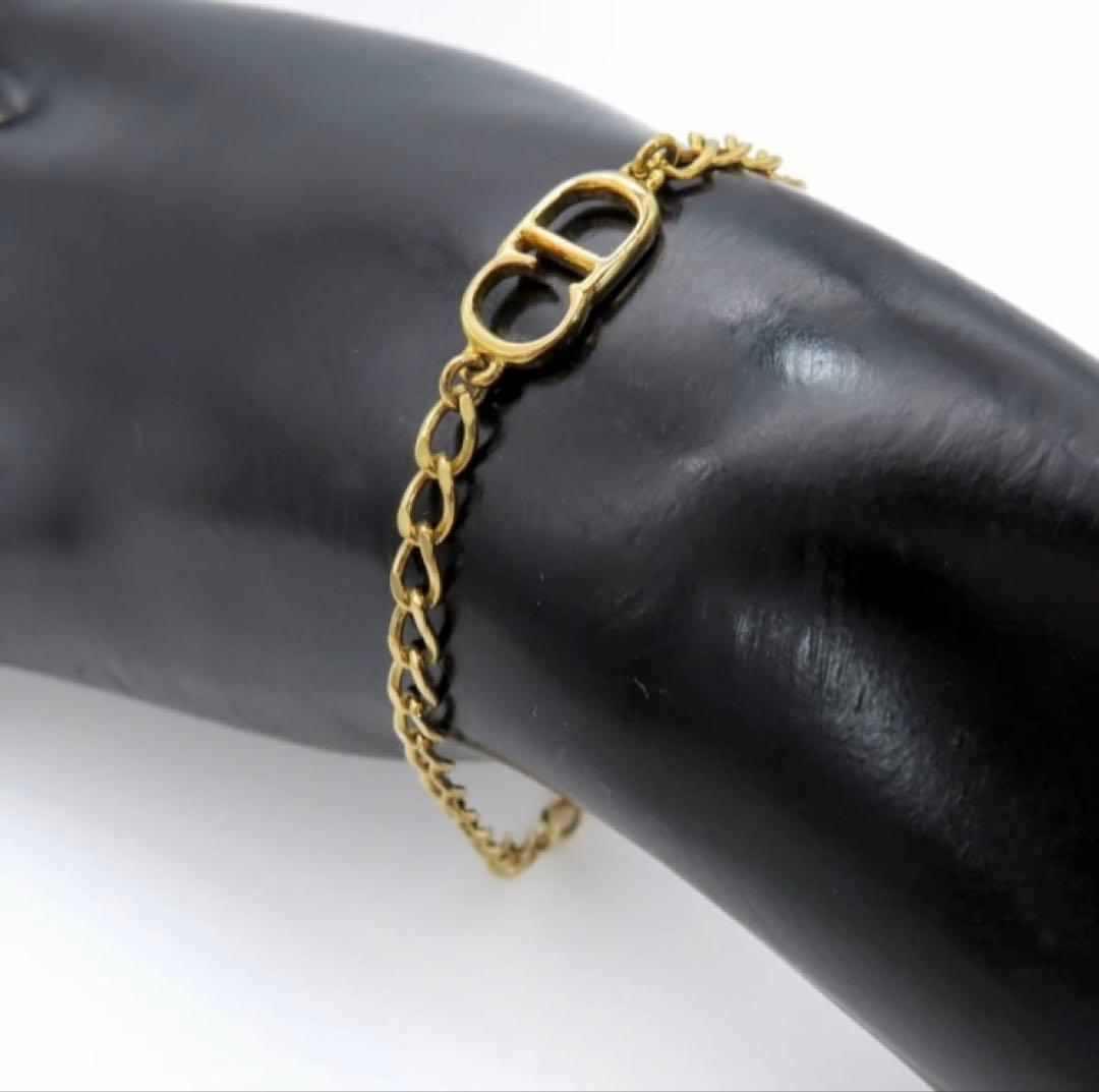 Christian Dior CDロゴクリスチャンディオールブレスレットゴールド