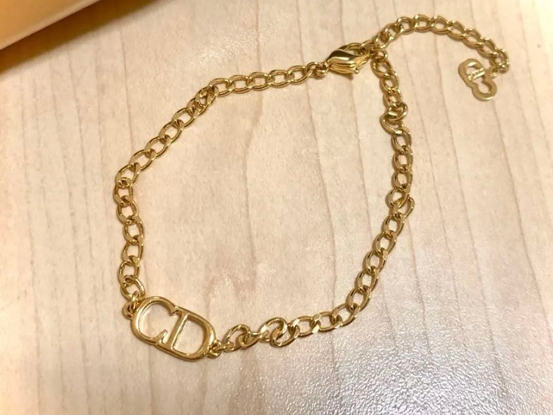 Christian Dior CDロゴクリスチャンディオールブレスレットゴールド