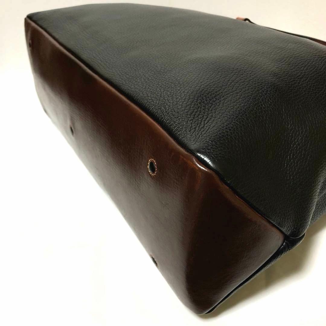 極美品✨ダニエルアンドボブ トゥモローランド別注 トートバッグ 黒 茶 A4可