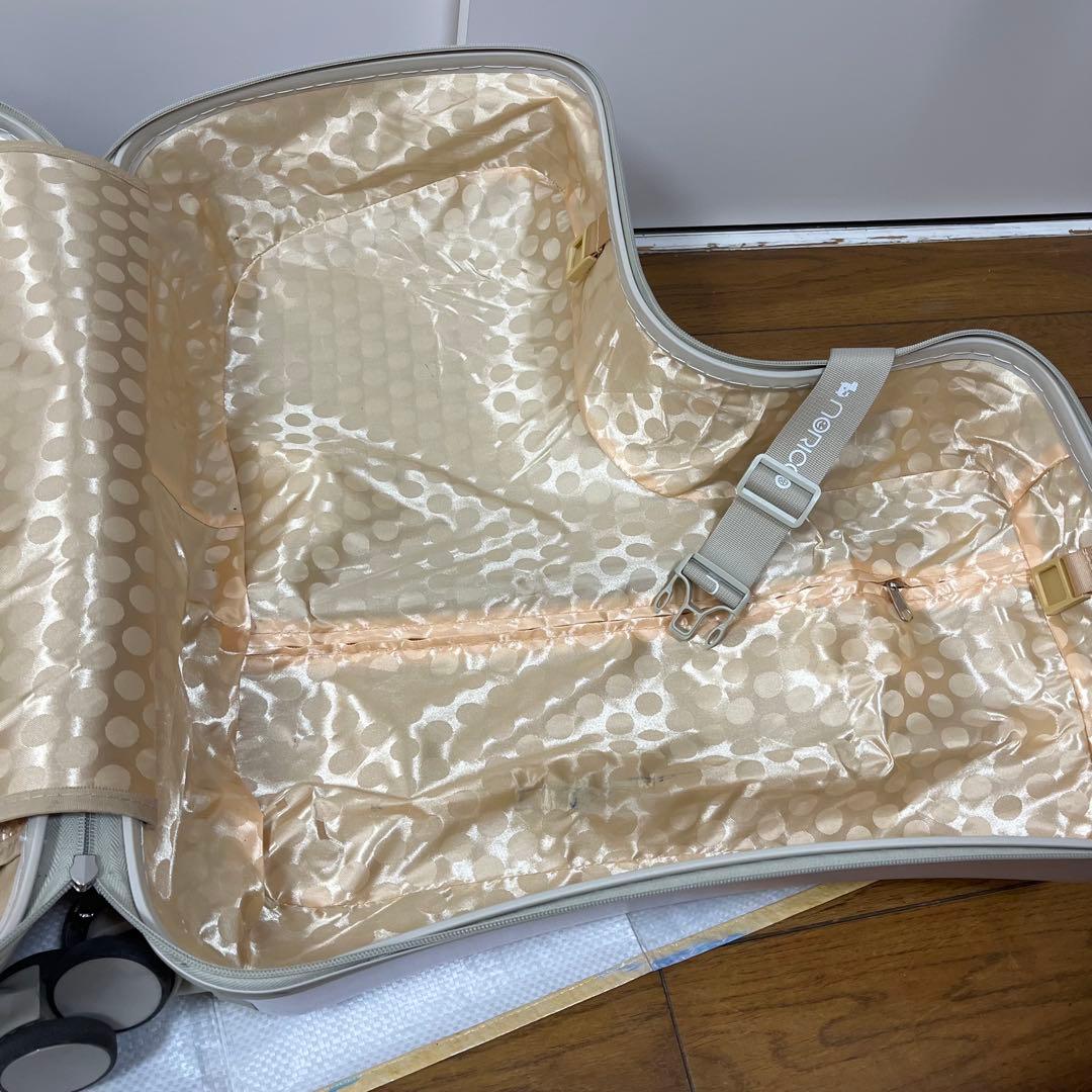 NORICCO ノリッコ 子どもが乗れる キャリーケースM 　パステルピンク