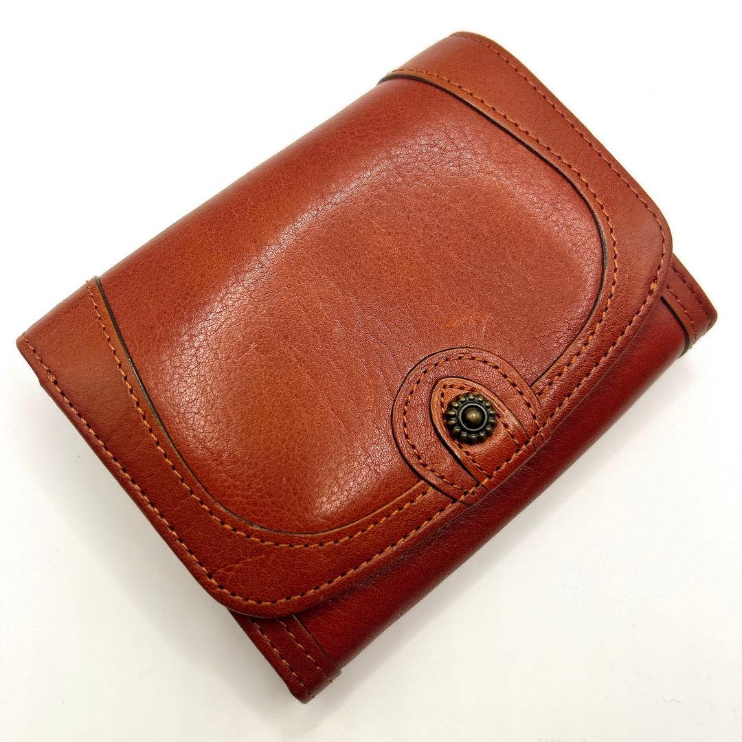 【美品】DAKOTA ダコタ リードクラシック2 二つ折り財布 茶色