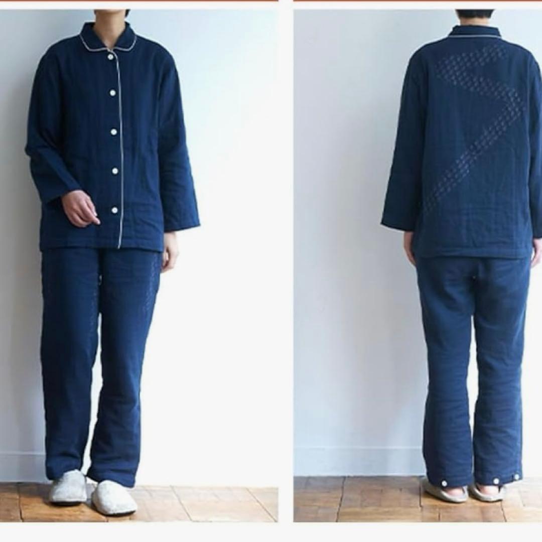 新品未使用　リライブ　パジャマ　上下セット　Mサイズ　ネイビー　正規品