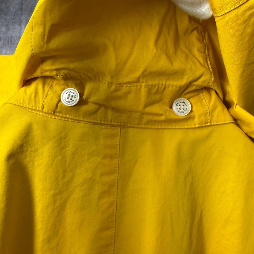 Mackintosh マッキントッシュ フィロソフィー ステンカラーコート黄 M