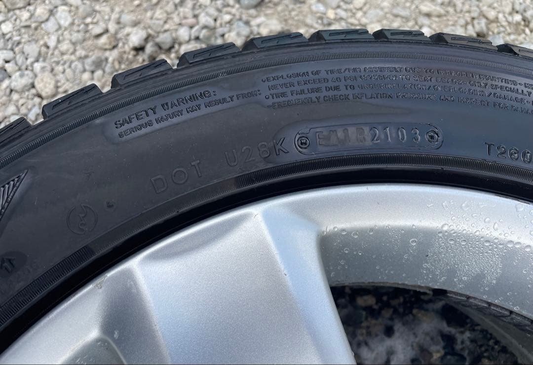 プジョー純正AW16インチ 5スポークホイール4本純正ホイールキャップ4個セット