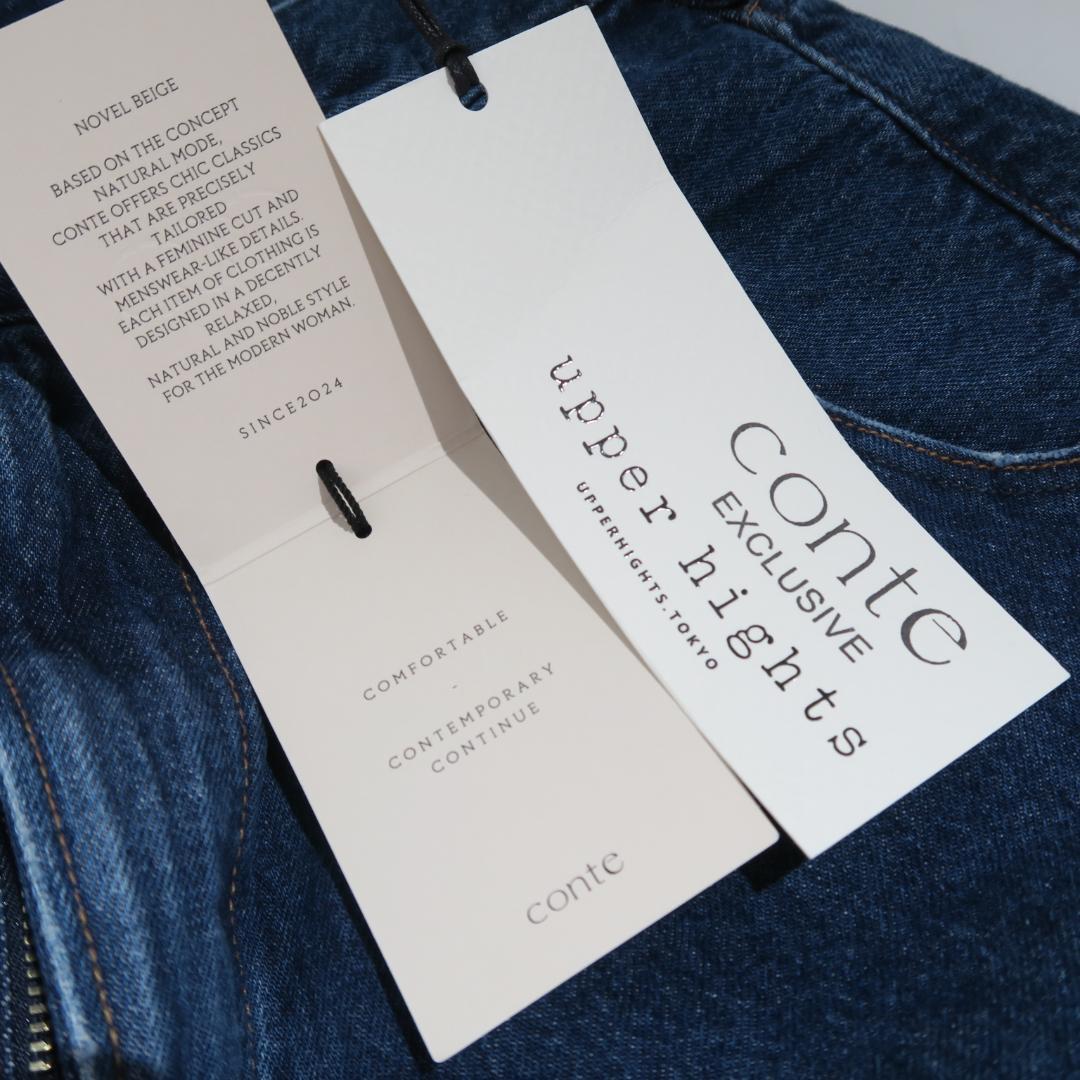 別注 upper hights for conte タックデニムパンツ UN