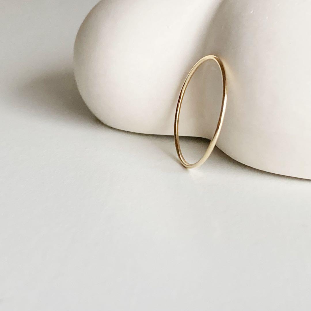 早いもの勝ち！新品 日本製 高品質 18金 K18 リング 13号