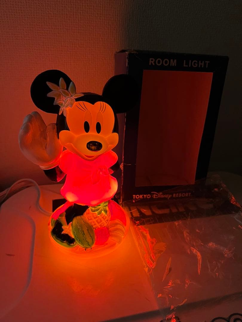 レトロ　レア　ディズニー　ミニーちゃん　ルームライト
