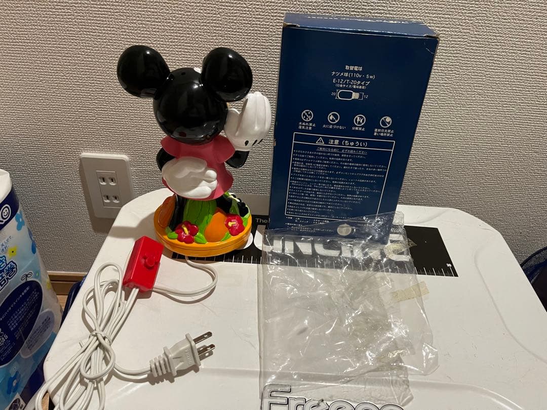 レトロ　レア　ディズニー　ミニーちゃん　ルームライト