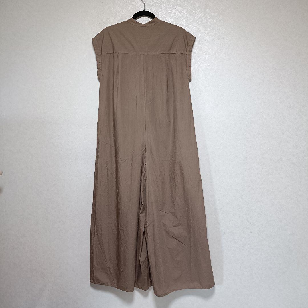 美品♪エイトン COTTON LAWN FLARED JUMPSUITベージュ