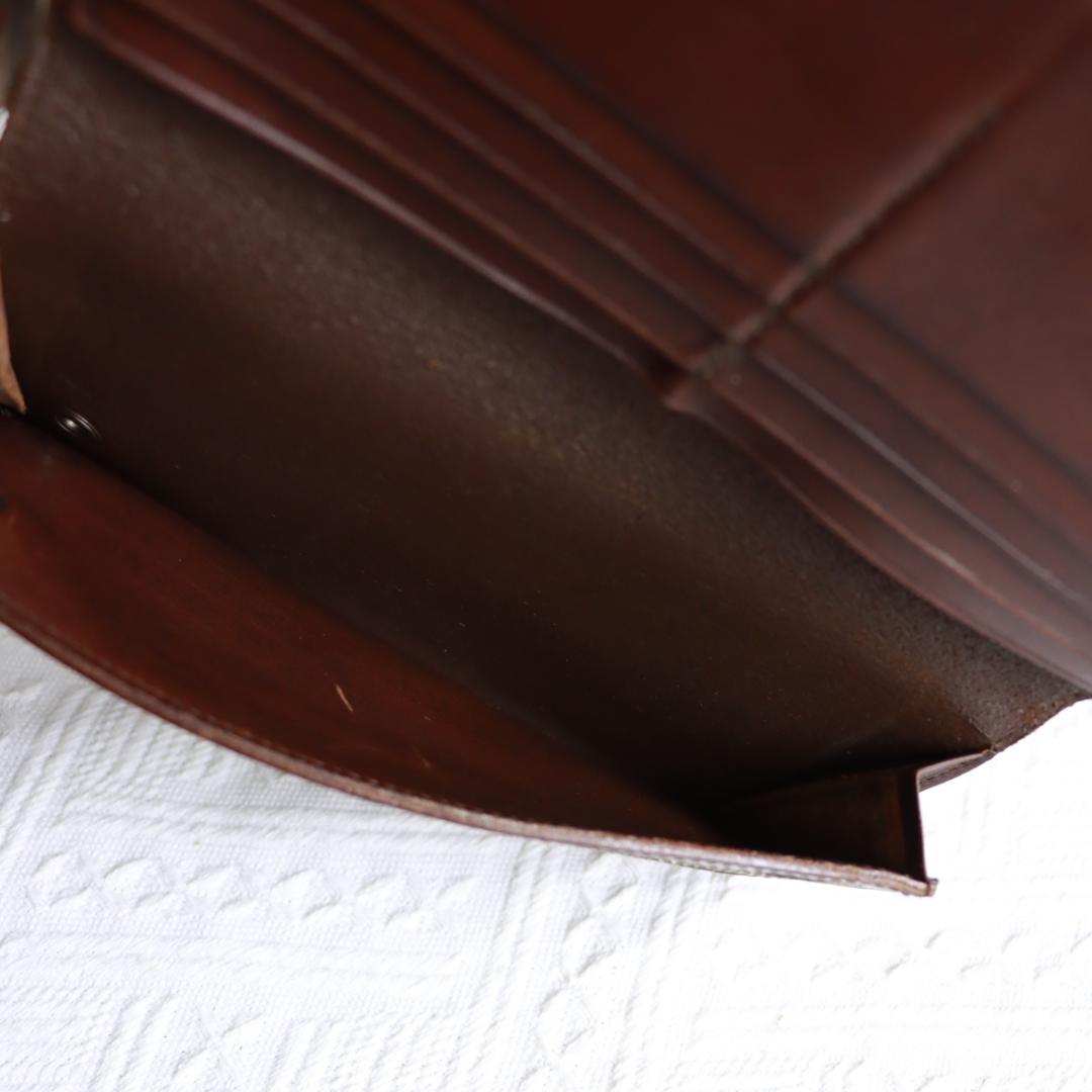 希少！オールレザー　PORTER　ポーター　ロングウォレット　長財布　ブラウン
