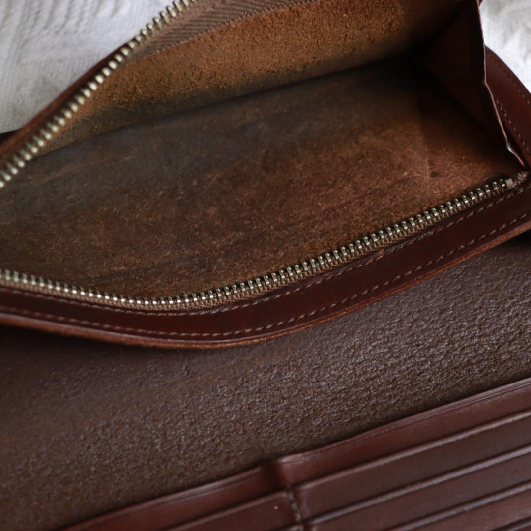 希少！オールレザー　PORTER　ポーター　ロングウォレット　長財布　ブラウン