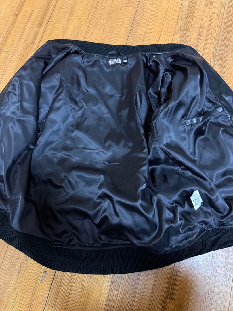 【今週末まで】TROOP CHAMPION PU LEATHER JACKET