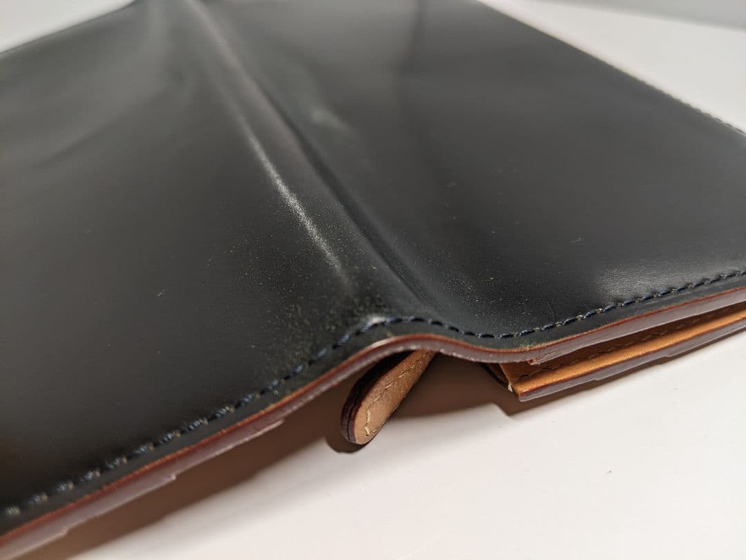 GANZO ガンゾ コードバン ファスナー 小銭入れ 付き 長財布 皮革 国産