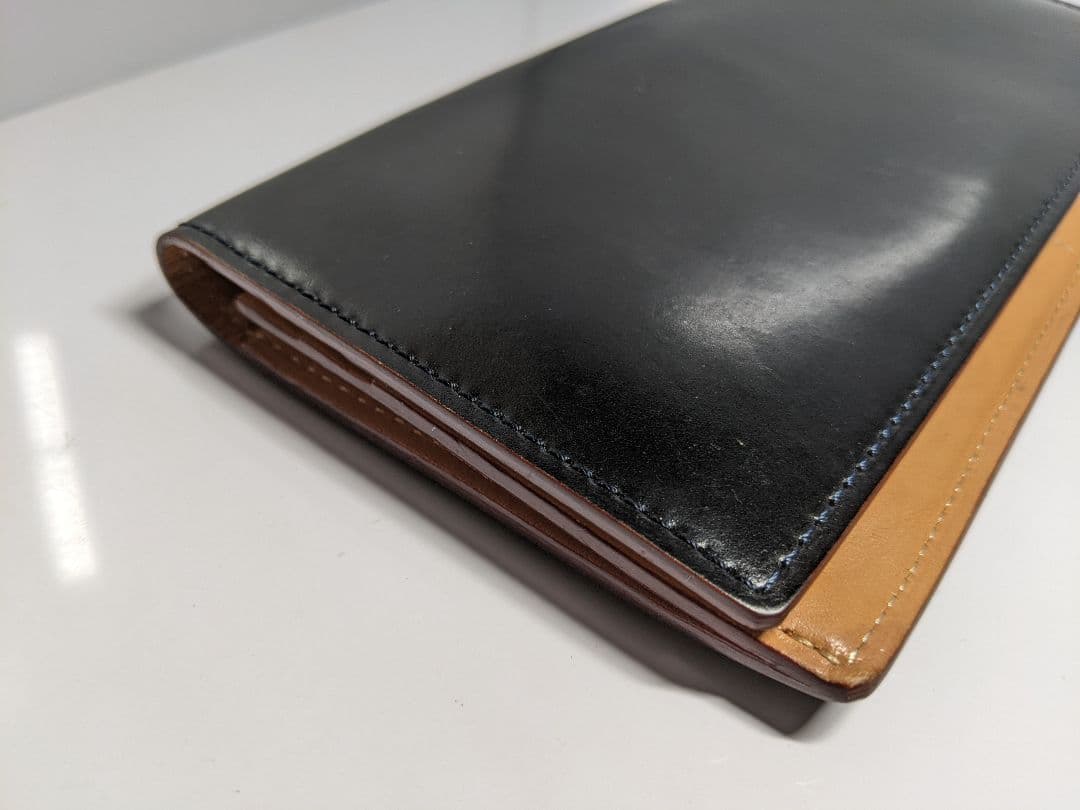 GANZO ガンゾ コードバン ファスナー 小銭入れ 付き 長財布 皮革 国産