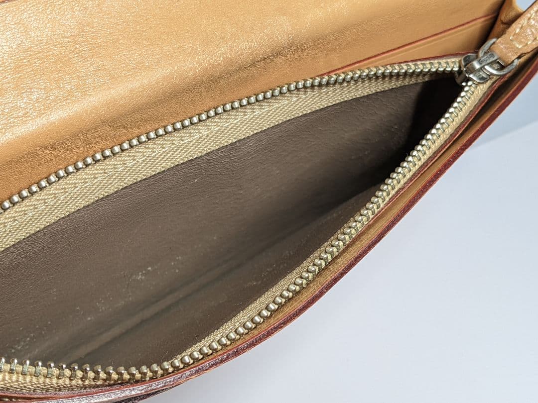 GANZO ガンゾ コードバン ファスナー 小銭入れ 付き 長財布 皮革 国産