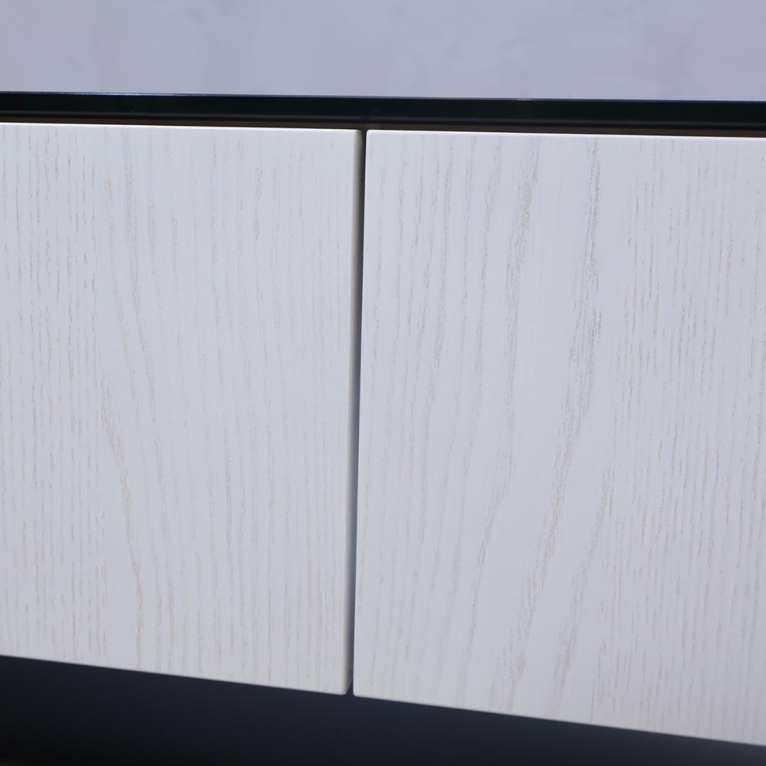 Meuble モーブル オークホワイト リビングテーブル 引き出し収納 テーブル