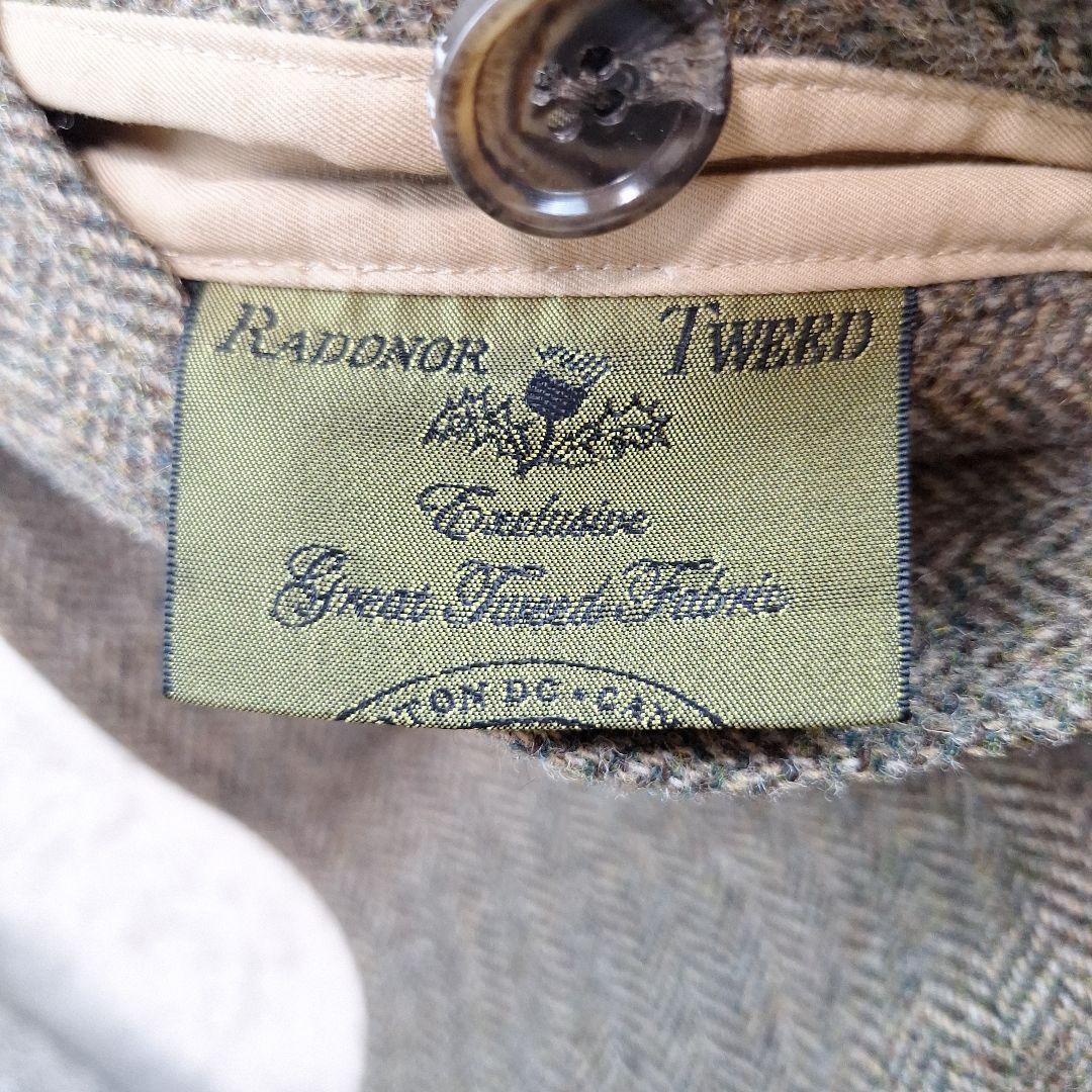 J.PRESS RADONOR ツイード　リバーシブル　ステンカラーコート　M